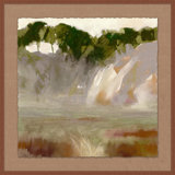 Shoreline' Framed Print on Glass