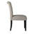 Julian 6-Person Trestle Dining Set with Upholstered Chairs-1429090230
