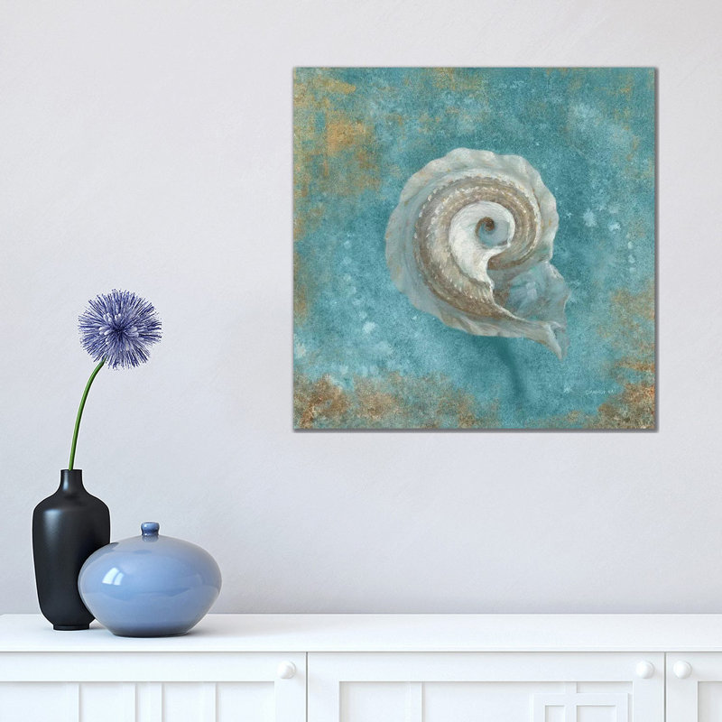 Treasures From The Sea III by Danhui Nai - Print on Canvas, Wrapped Canvas, 45.72 cm H x 45.72 cm W x 1.91 cm D