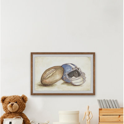 Garber 'Football Gear' Framed Print