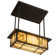 2 - Light Mahogany Bronze Pool Table Lights Pendant