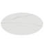 Plateau de table rond en verre trempé de 24 po de conception marbrée avec dessus de table, plateau de table de salle à manger blanc, plateau de table de patio, plateau de patio et | 24 po | Cadre en verre trempé | 1 pièce | Table de salle à manger | Blanc