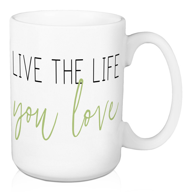 Tasse à café live the life you love Kravitz