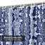 Rideau de douche Stroke Indigo-1304403184