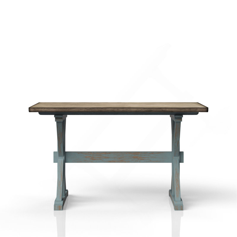 Table de salle à manger à hauteur de comptoir en X