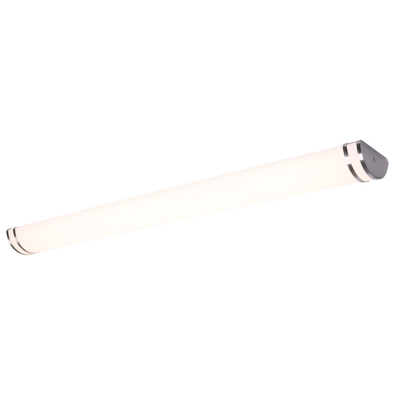 Meuble-lavabo à DEL Olah 27K / 3K / 35K / 4K / 5K, Nickel brossé, H 5,71 po x l 48,98 po x P 2,83 po