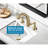 HGN Brushed Gold 8 inches 3 Holes Bathroom Faucet, 2 Handle Bathroom Sink Faucets with Pop-up Drain-119323017