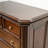 Nut-brown Solid Wood Accent Cabinet