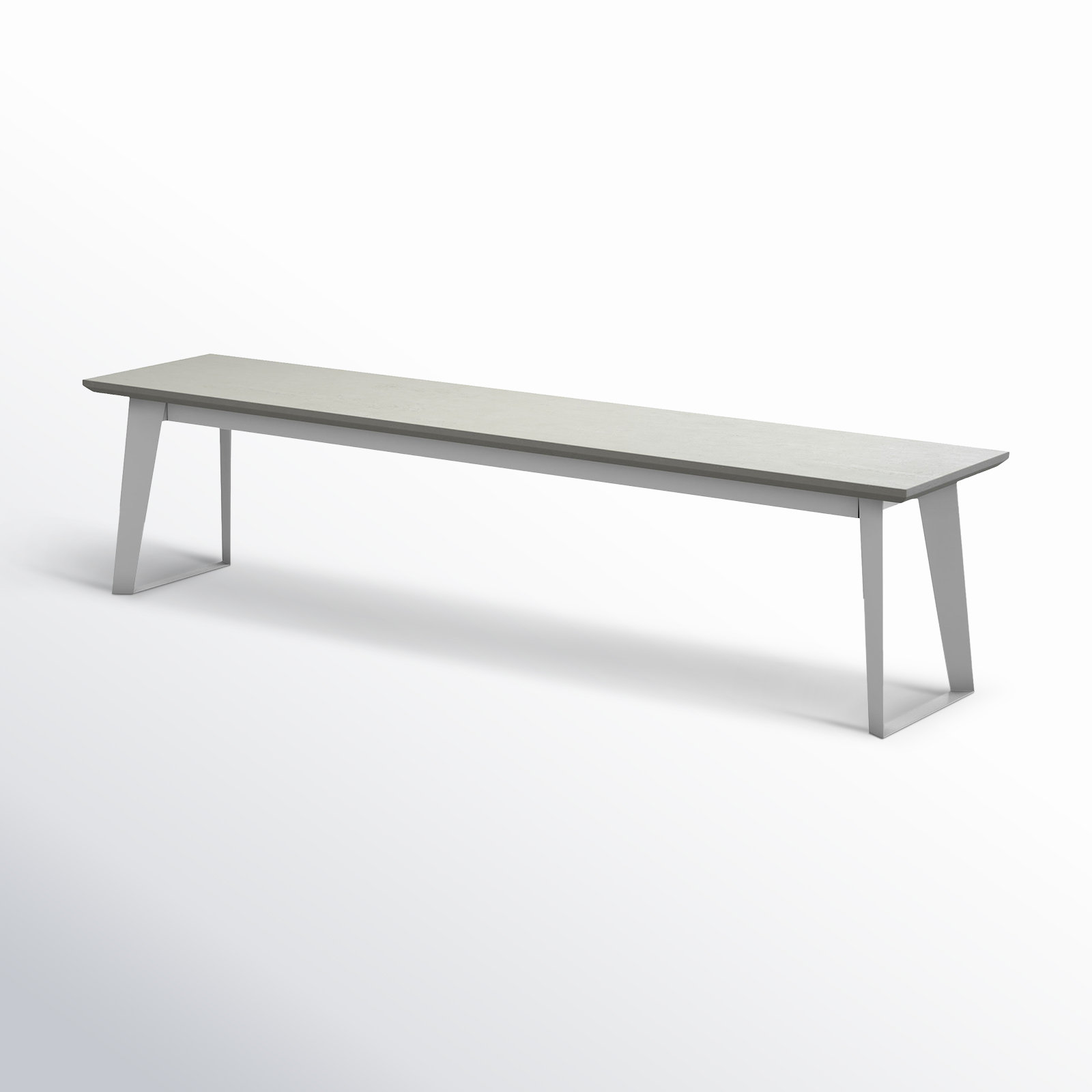 Rami 76" Garden Bench, Performance Stone