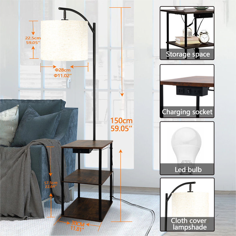  Floor Lamp With Table