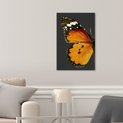 " Animals Monarch And Glitter Butterfly, Cabin / Lodge Orange "