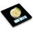 Touch III 22 Lbs (10 Kg) Kitchen Scale In Tempered Glass, With Clock, Temperature & Humidity Gauge