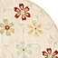 Tapis en laine crocheté à la main à motif floral Elias-31779347