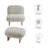Loyal Boucle Fabric Accent Chair And Ottoman Set-104318337-104318336