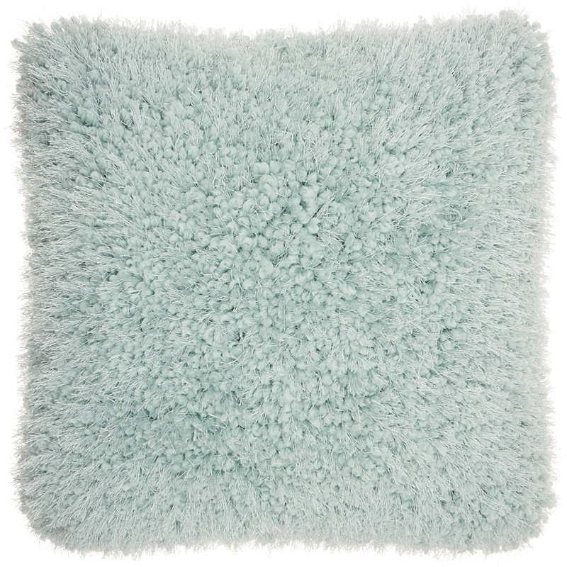 Housse de coussin carré et insert, 20 po X 20 po, Céladon, Carré