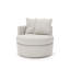 Fauteuil rembourré pivotant Dara Harlow-125810328