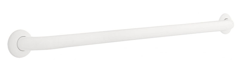 Barre d'appui à fixation dissimulée, 36 po, Blanc