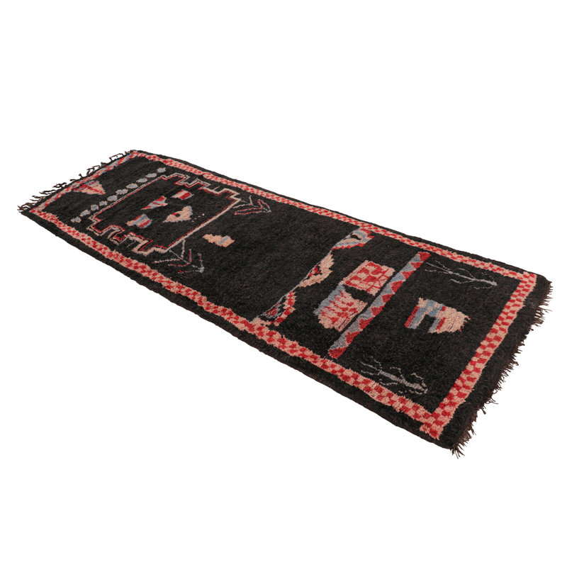 One-of-a-Kind 3'11”x10'4” Hand Knotted Area Rug