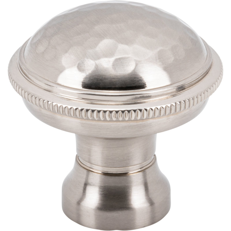 ArtWorth 1 1/8" Diameter Round Knob, Brushed Satin Nickel