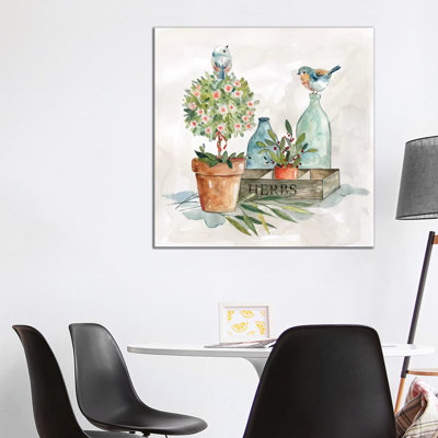Garden Glimpse II by Carol Robinson - Wrapped Canvas Gallery-Wrapped Canvas Giclée