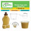 Tasses à portion en plastique 1 oz avec couvercle à charnières Ecoqualité