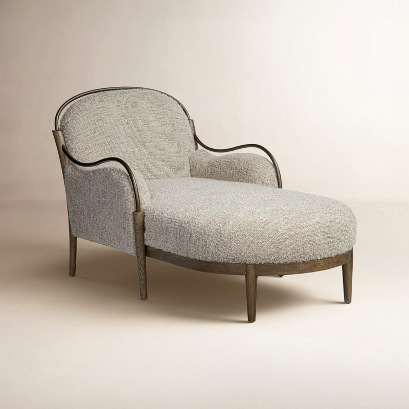 Demi Chaise Lounge, Gray Acrylic