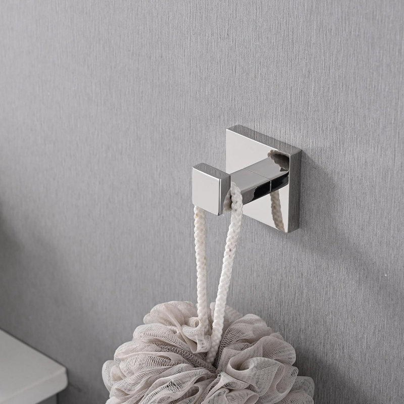 4-Piece Wall Mounted Bathroom Hardware Set is made of high quality materials, Chrome