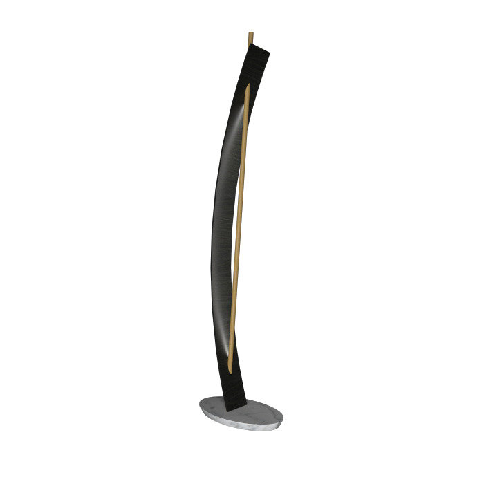 Jangada LED Floor Lamp, Charcoal