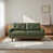 Olive Green Foil Faux Suede