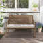 Banc en osier Euriel