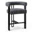 24" Upholstered Tweed Solid Back Counter Stool-1987020186