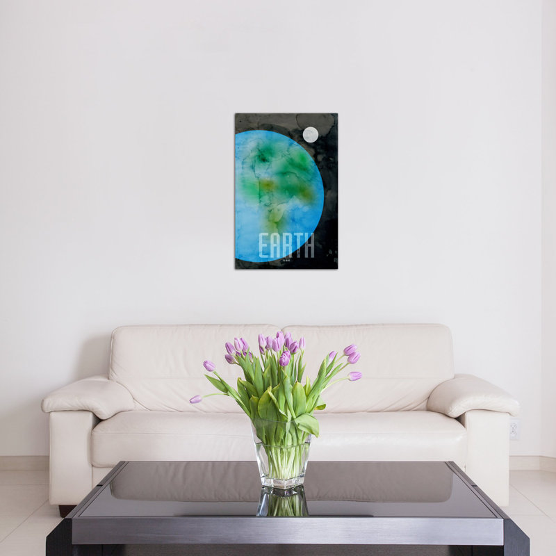 Karlskrona «The Earth Earth», impression sans cadre, H 18 po x l 12 po x P 1,5 po, Toile tendue, Pas de tapis