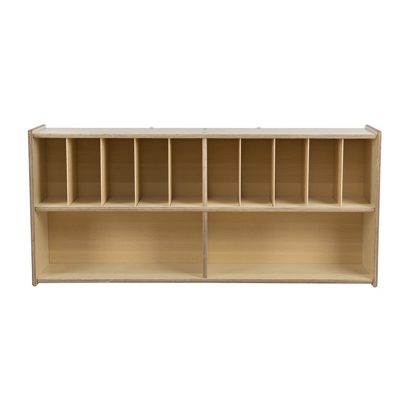 Rangement de couches pour 10 casiers, unités de rangement en contreplaqué de bouleau pour bébé