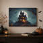 Art mural sur toile Spooky Haunted Mansion-325111343
