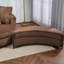 Fauteuil demi-tonneau avec repose-pieds-1166752991