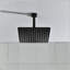 Pomme de douche carrée 16 pouces en acier inoxydable 304 noir mat-124802040