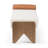 Arda Genuine Leather, Polyester Blend Upholstered Bench