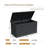 230-Gallon Patio Deck Box with Lockable Top, Wood-Look Finish and Assisted Opening Lid-129675286