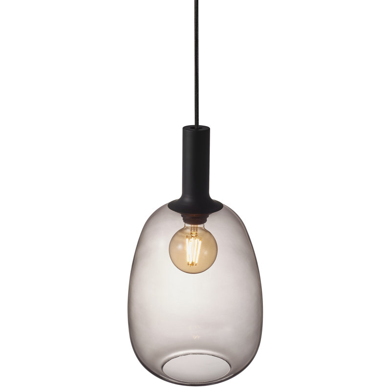 1 - Light Black Single Pendant
