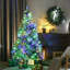 Arbre de Noël artificiel haute 6 pi HOMcom avec 607 branches floquées dans la neige-1227650197