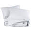  Ensemble de housse de couette réversible 3 pièces en jacquard de coton délavé blanc-1275228624
