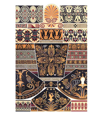 « grec design #2 » par auguste racinet, impression