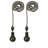Small Ball Finial Ceiling Fan Pull Chain