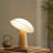 14" Bedside Table Lamp Wooden for Living Room Contemporary