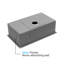 Évier de cuisine encastrable en acier inoxydable 33 x 19 x 10 po, cuve intérieure: 31 po x 17 po