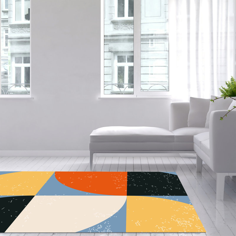 Gashi Geometric Area Rug, Rectangle 140 x 200cm