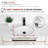 STYLISH Horizon Cool 19-1/2"L White Oval Undermount Bathroom Sink