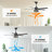 Vaczon 52" Smart Ceiling Fan with Light Kit and Remote Control, 6 Speeds Reversible DC Motor, Double-Sided Wood Blades, Timer, 6''/10'' Downrods, for Indoor/Covered Outdoor Use-317184724