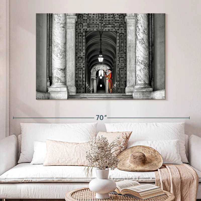 Dolce Vita Rome - La Garde suisse, H 34 po x l 51 po