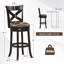 Tabouret de comptoir pivotant 26 po Bronty-689538039-708602199